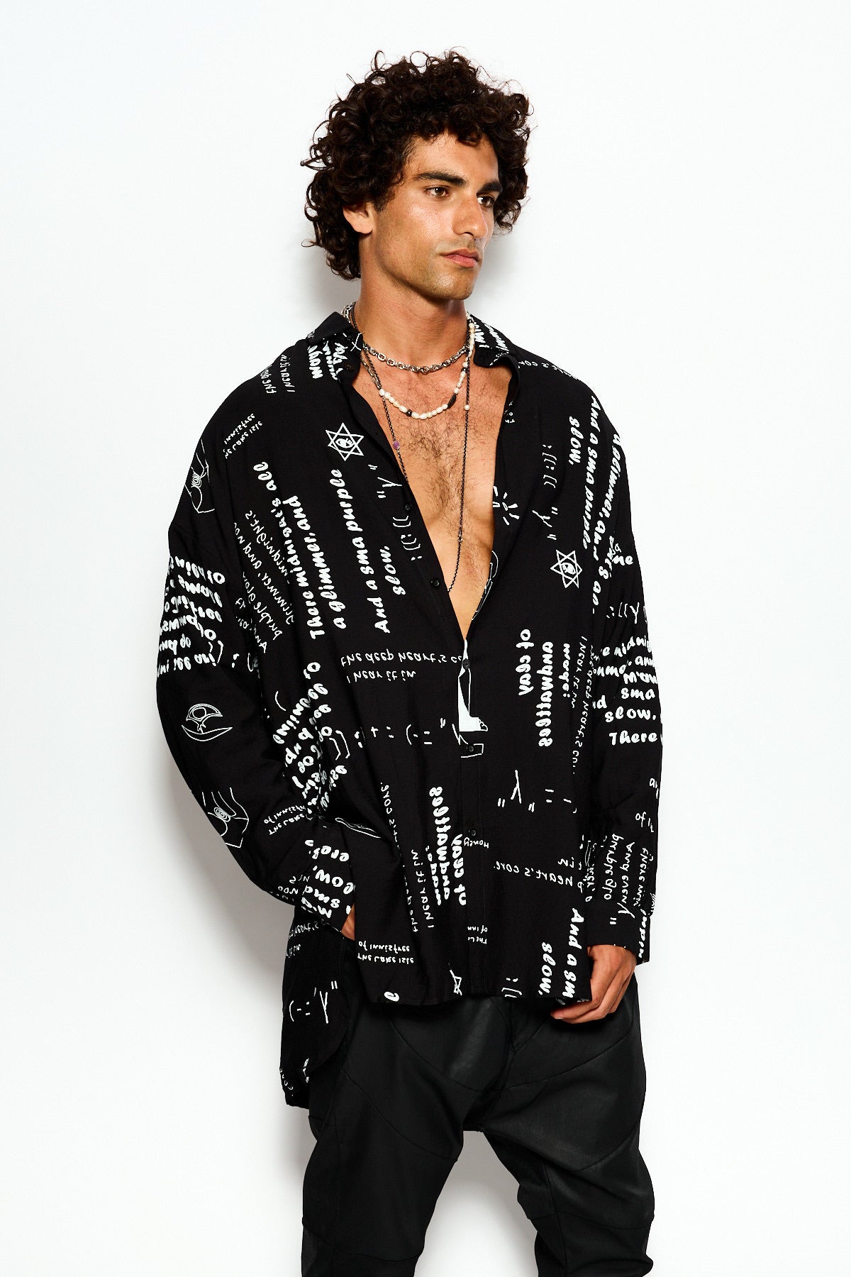 midnight print shirt