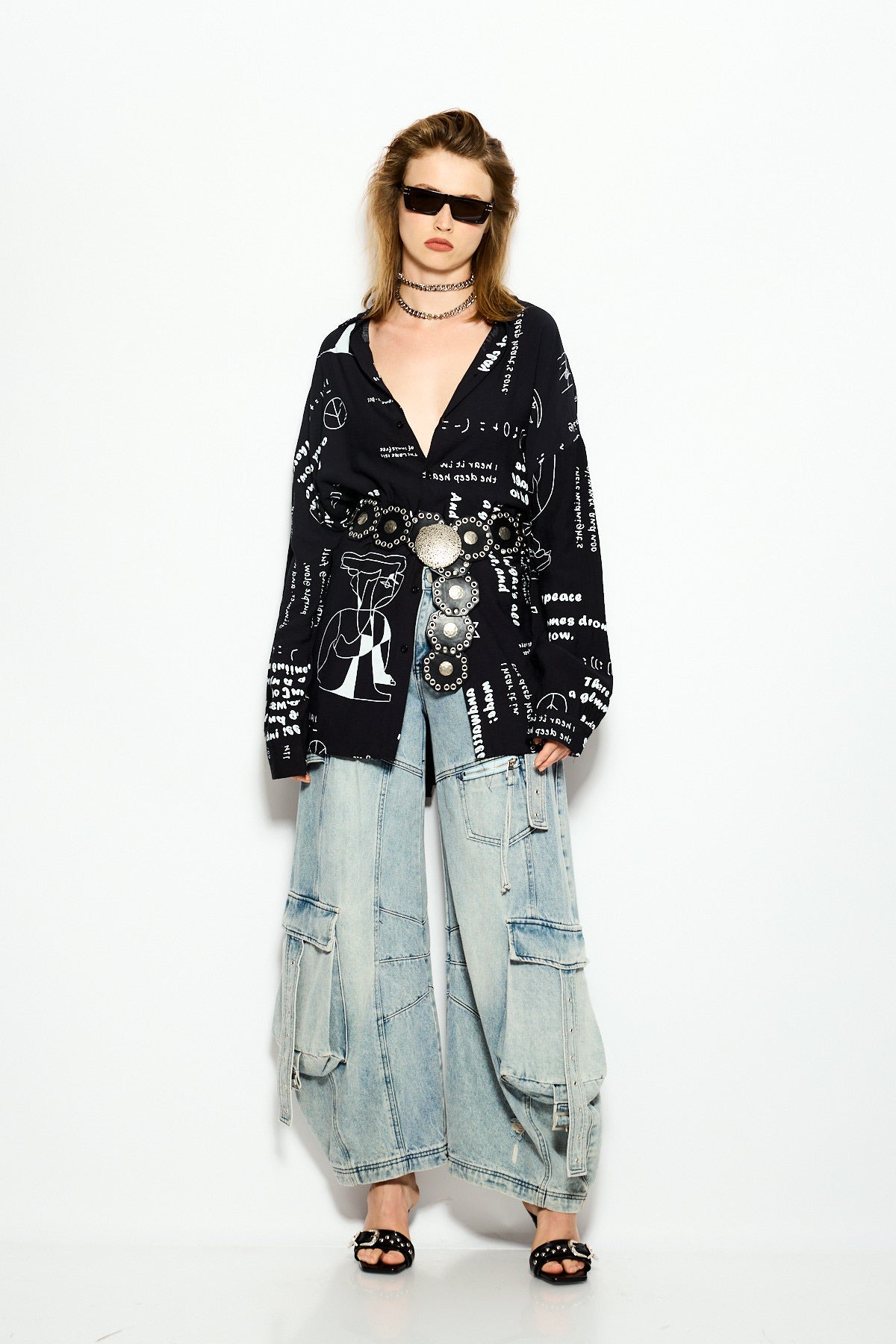 midnight print shirt
