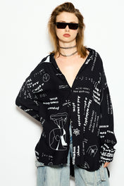 midnight print shirt
