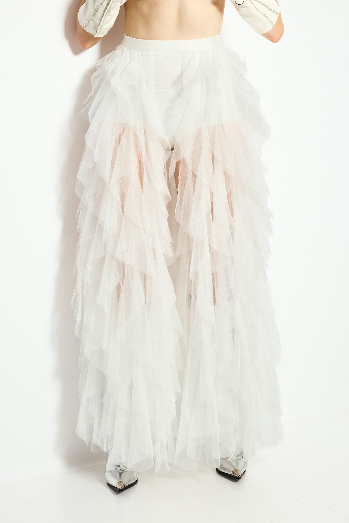 Ivory drift skirt