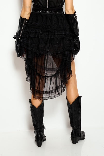 Nomad lace skirt