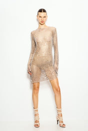 starlit mesh dress