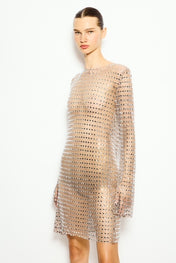 starlit mesh dress