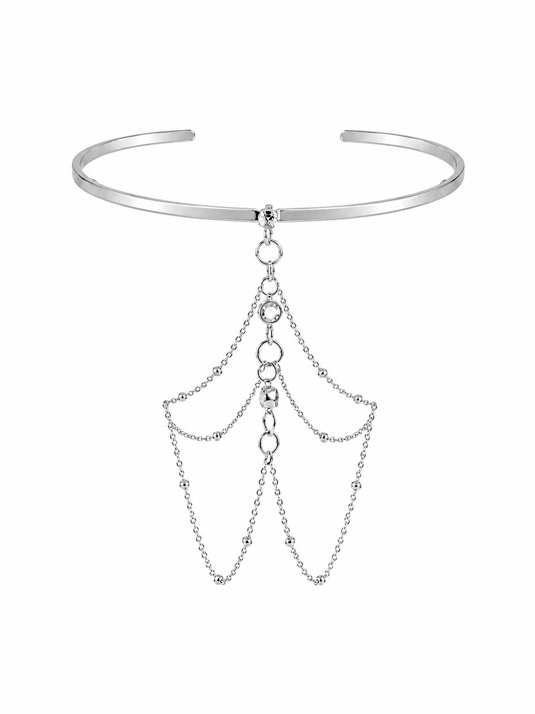 Silver Luna Veil Bracelet