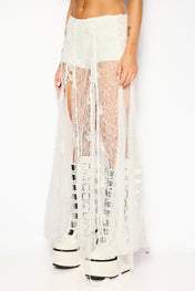 Aura lace skirt