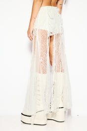 Aura lace skirt