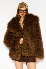 Volume faux fur