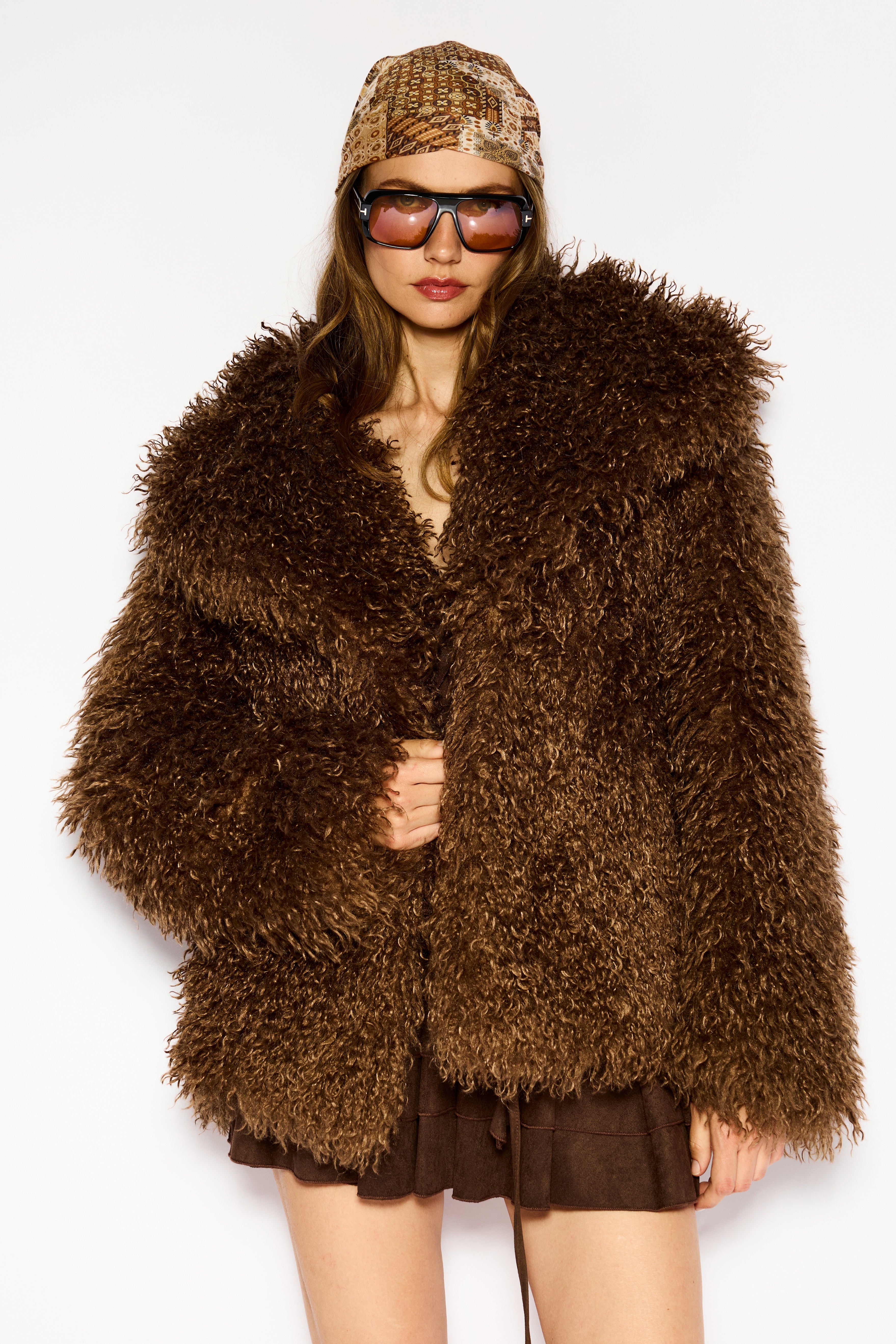 Volume faux fur