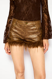 Desert fur shorts