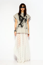 Shine mesh skirt