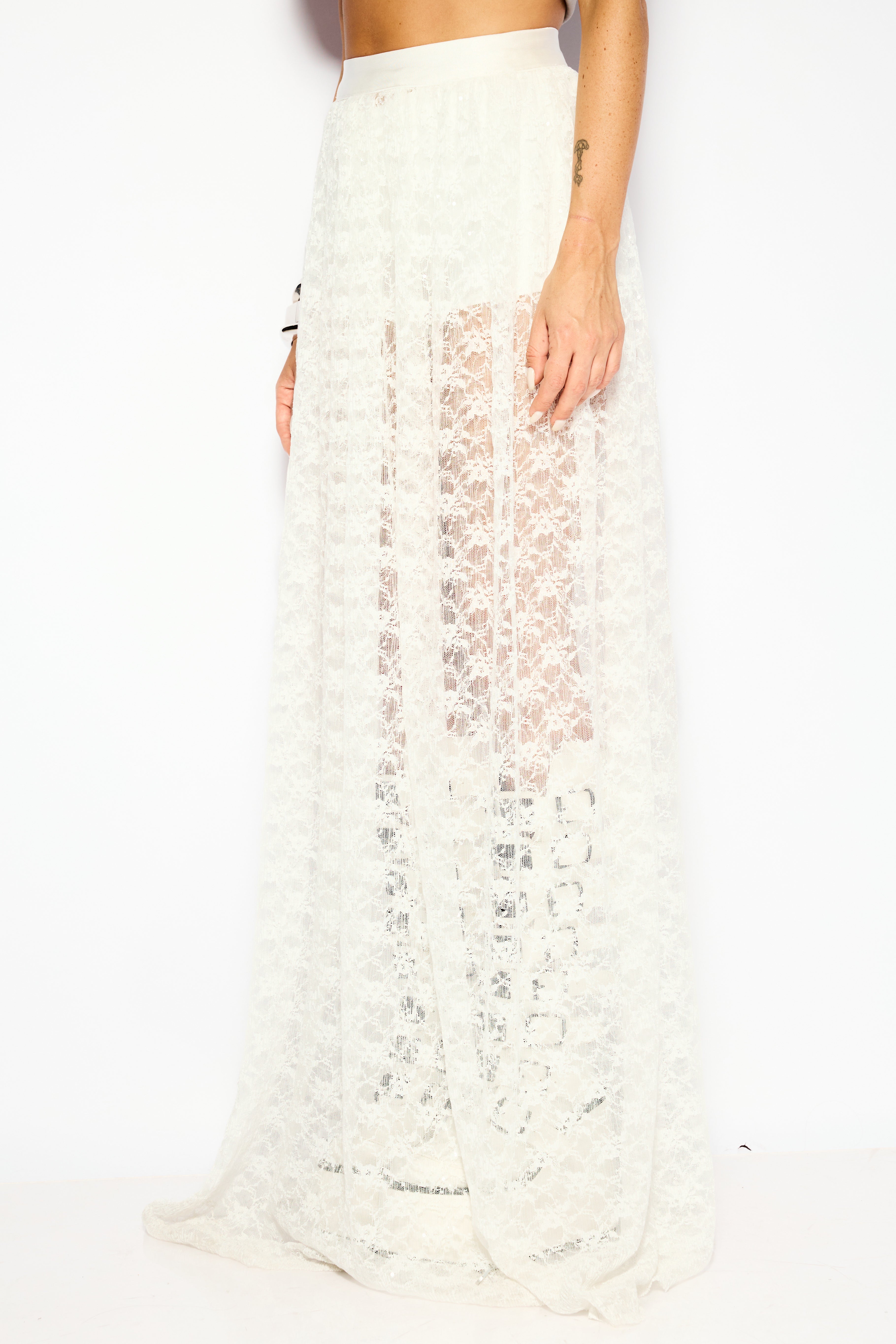 Shine mesh skirt