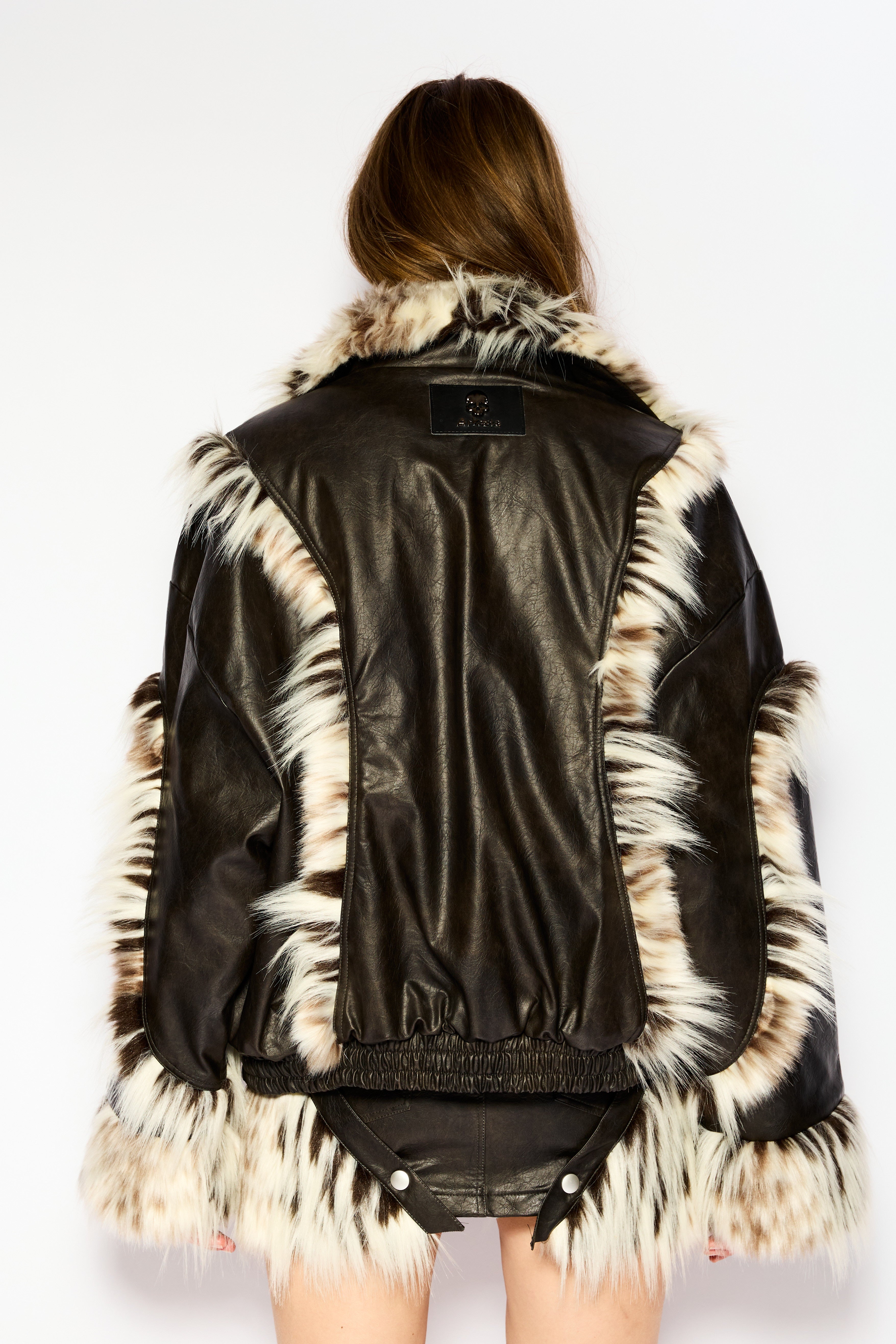 Fur edge jacket