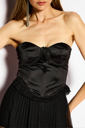 Satin kiss top