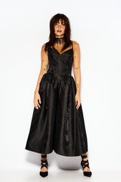Black gala dress