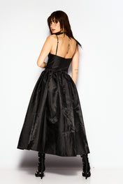 Black gala dress