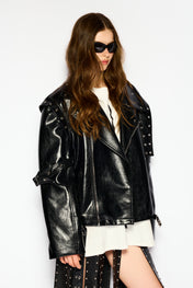 Noir oversized jacket