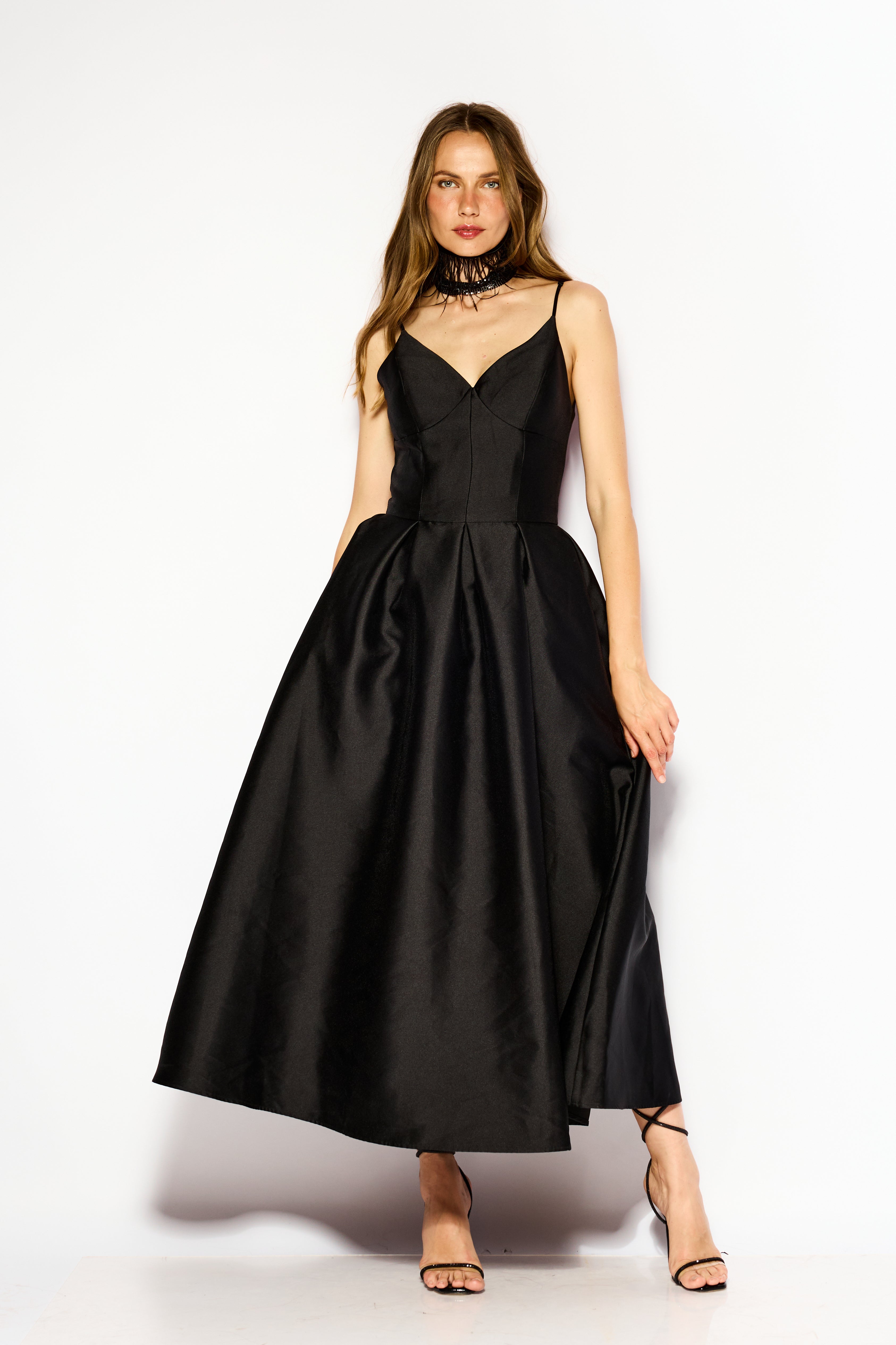 Noir gala dress