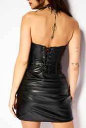 Nightfall strapless dress