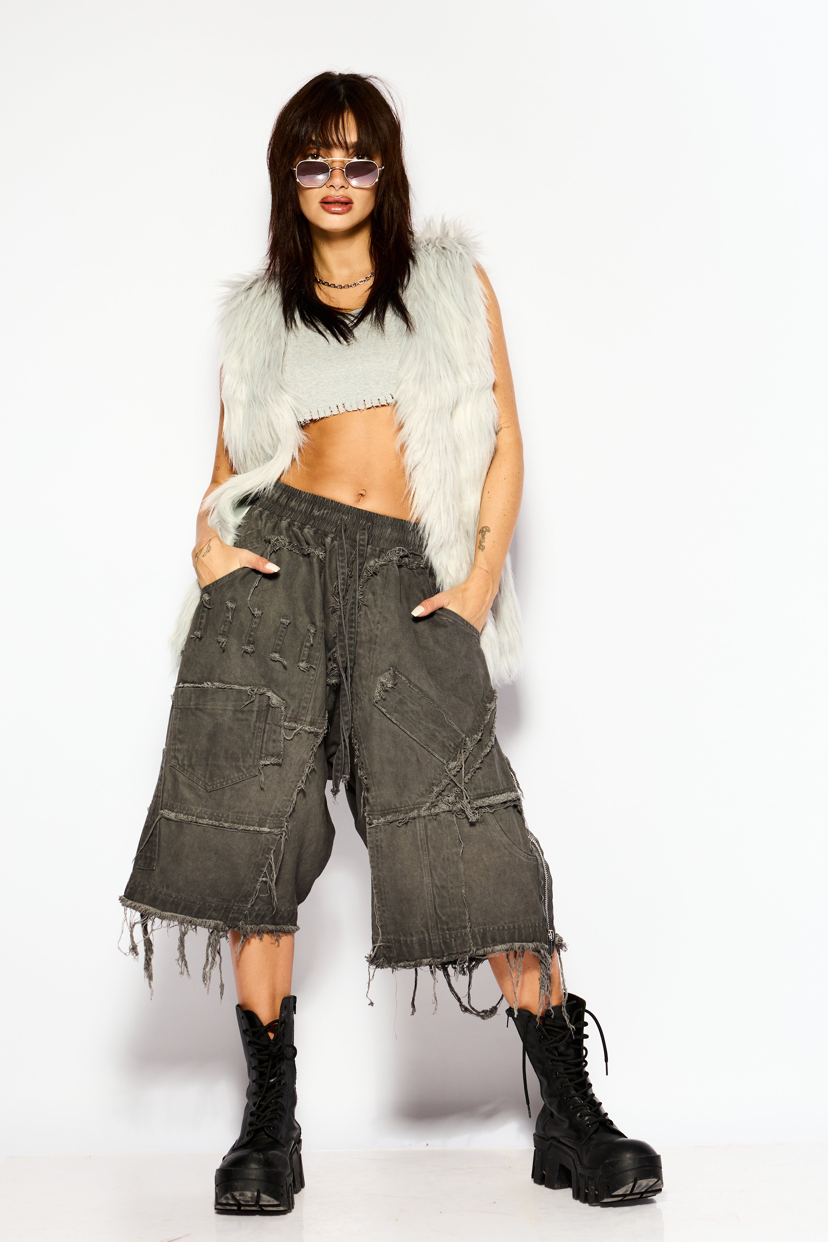 Shadow fur vest