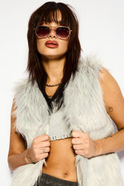 Shadow fur vest