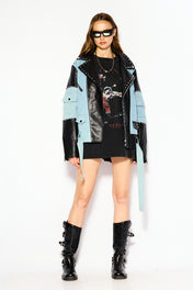 Denim detail jacket