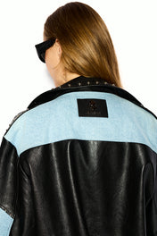 Denim detail jacket