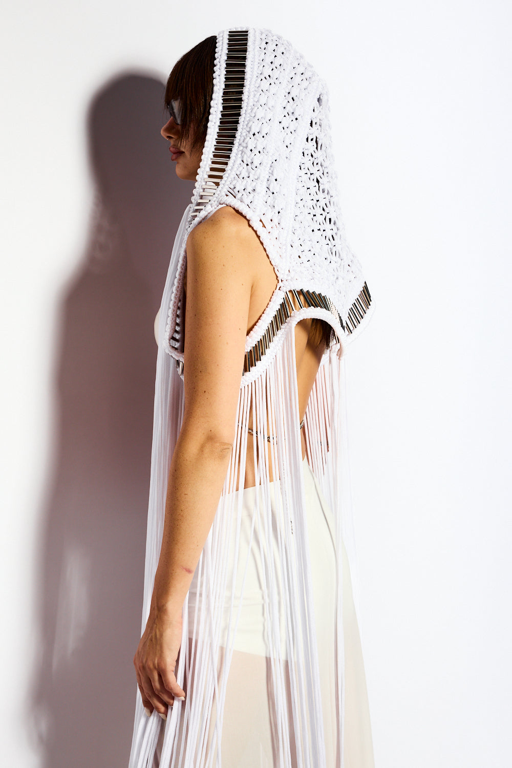 White Orchale Vest