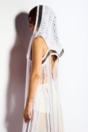 White Orchale Vest
