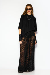 Shine mesh skirt