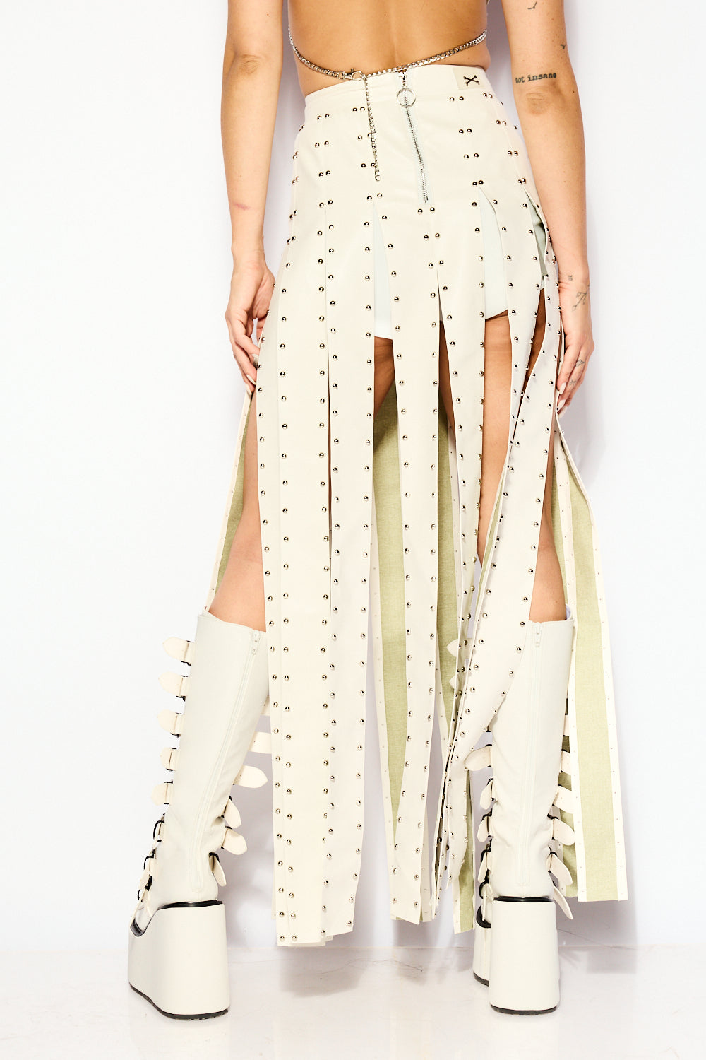 Slitline maxi skirt