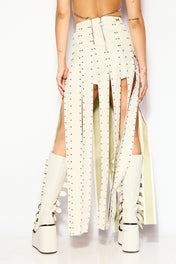 Slitline maxi skirt