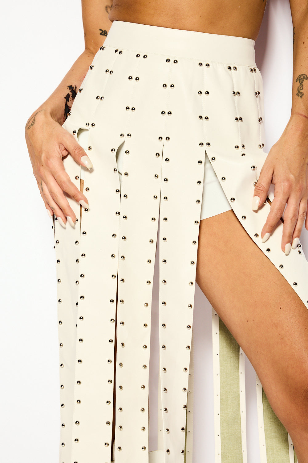 Slitline maxi skirt
