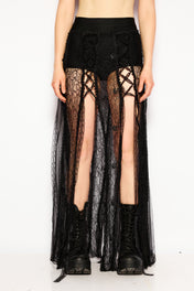 Aura lace skirt