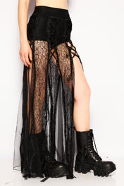 Aura lace skirt