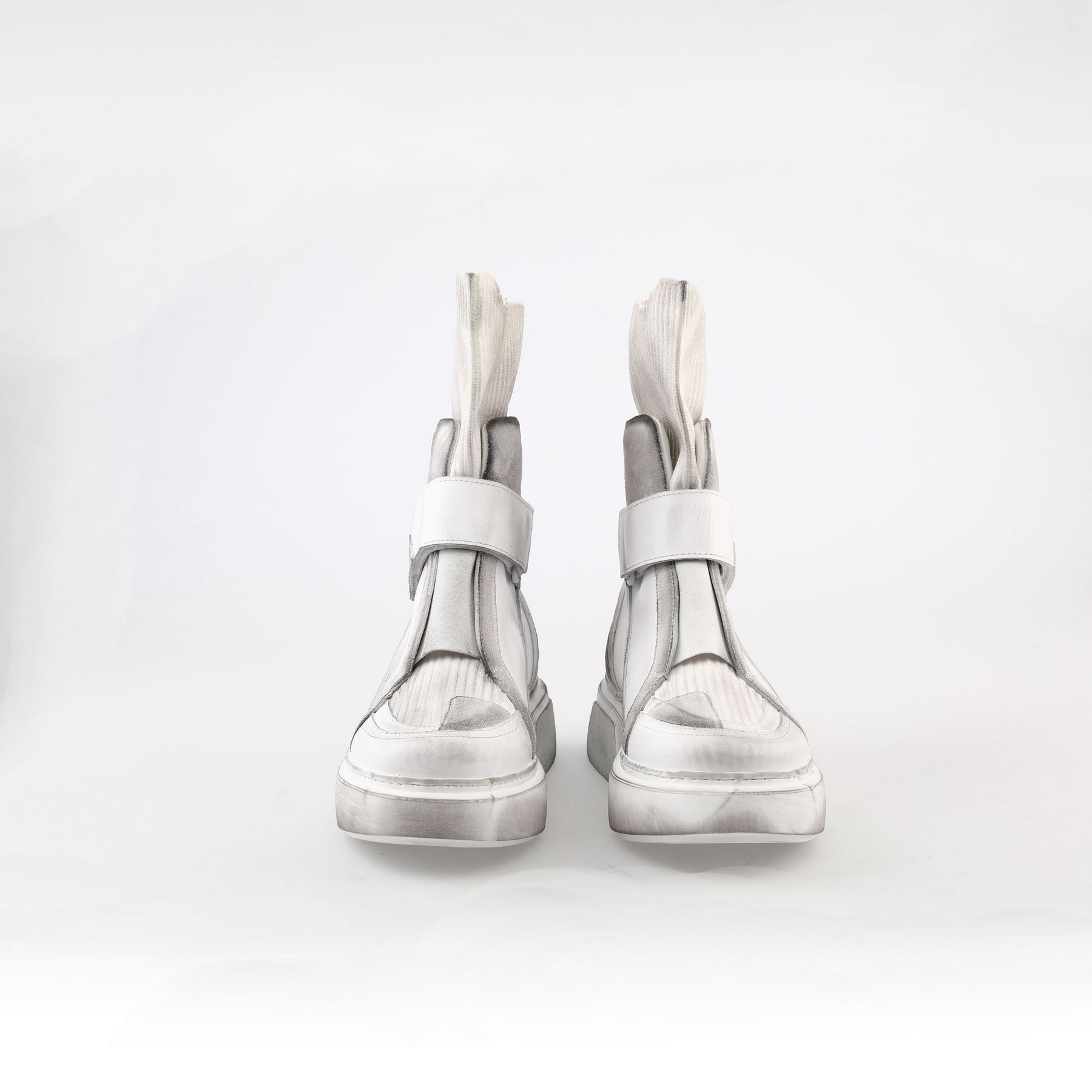 White Sock Boots