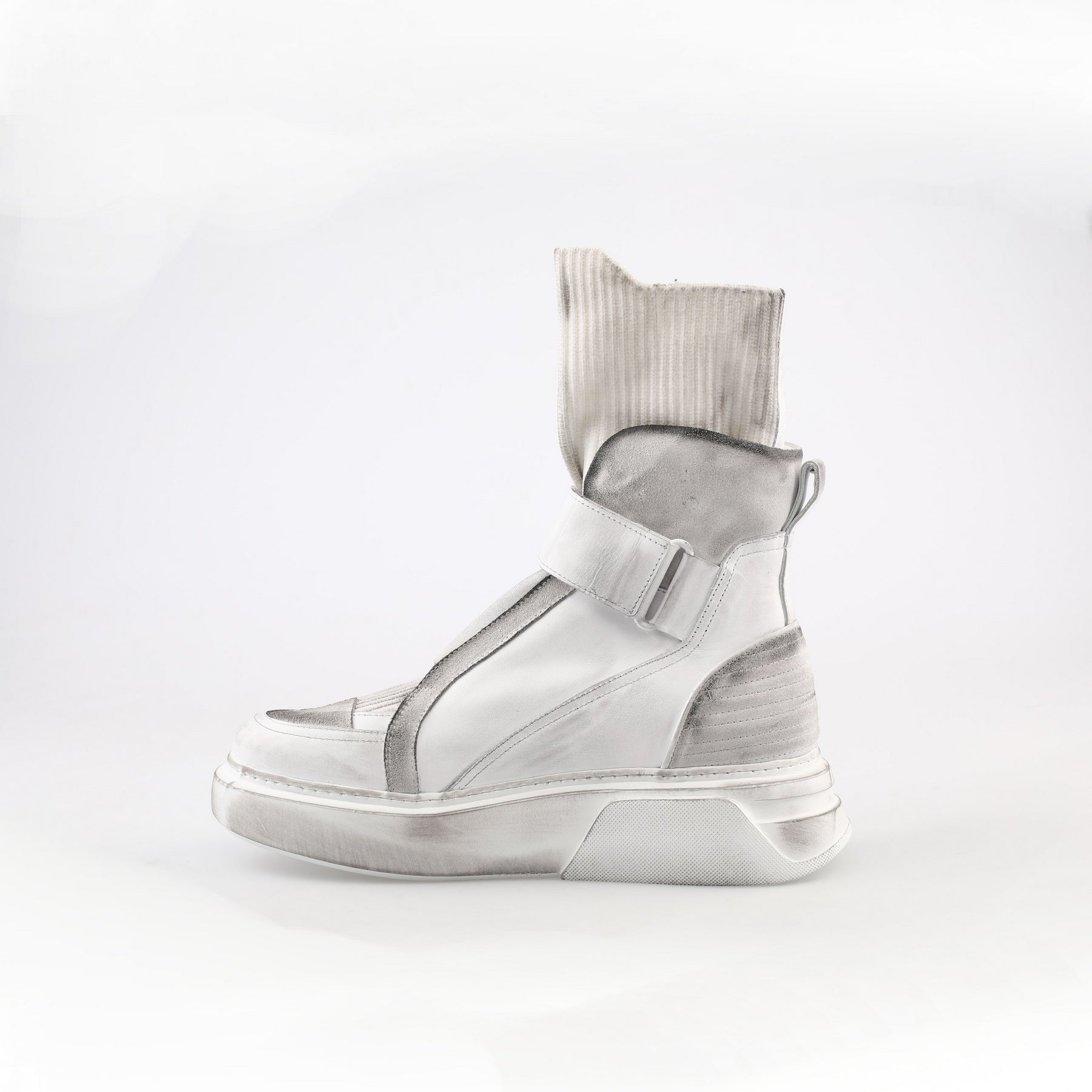 White Sock Boots
