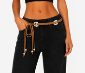 Brown Luna Pearl Belt