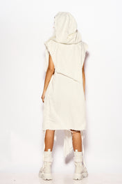 White POCALYPSE Asymmetric Vest