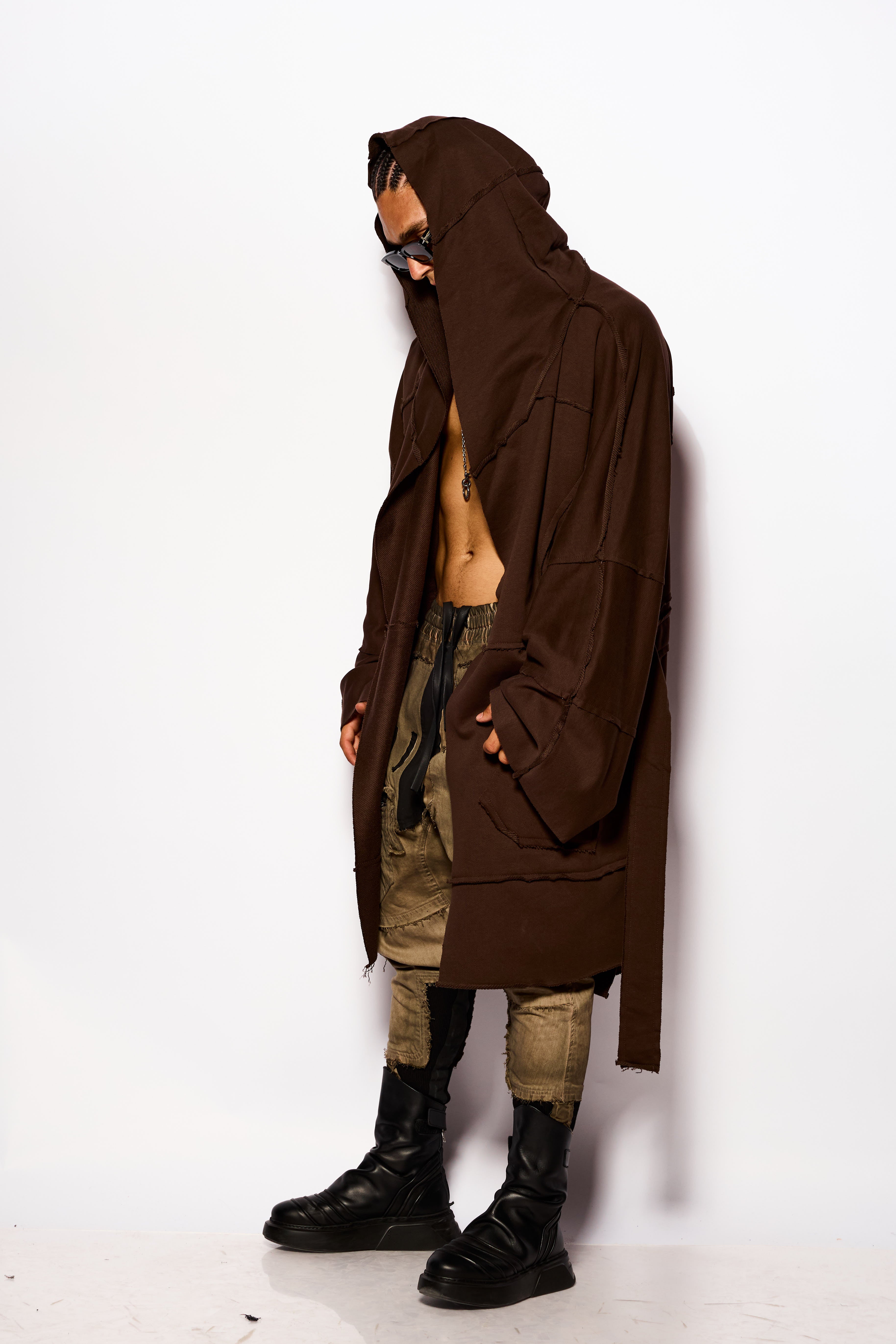 Brown Cross kimono