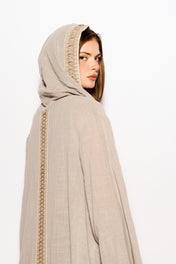 Gray Coven hood kimono