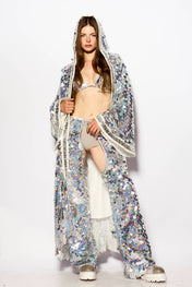 Holographic Disco rain kimono
