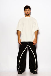 Wavy line pants