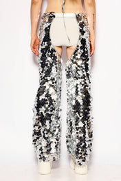 Silver Disco rain pants