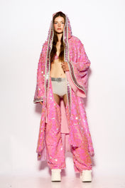 Pink Disco rain kimono