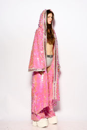 Pink Disco rain kimono