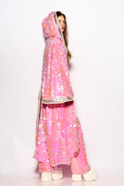 Pink Disco rain kimono