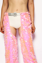 Pink Disco rain pants