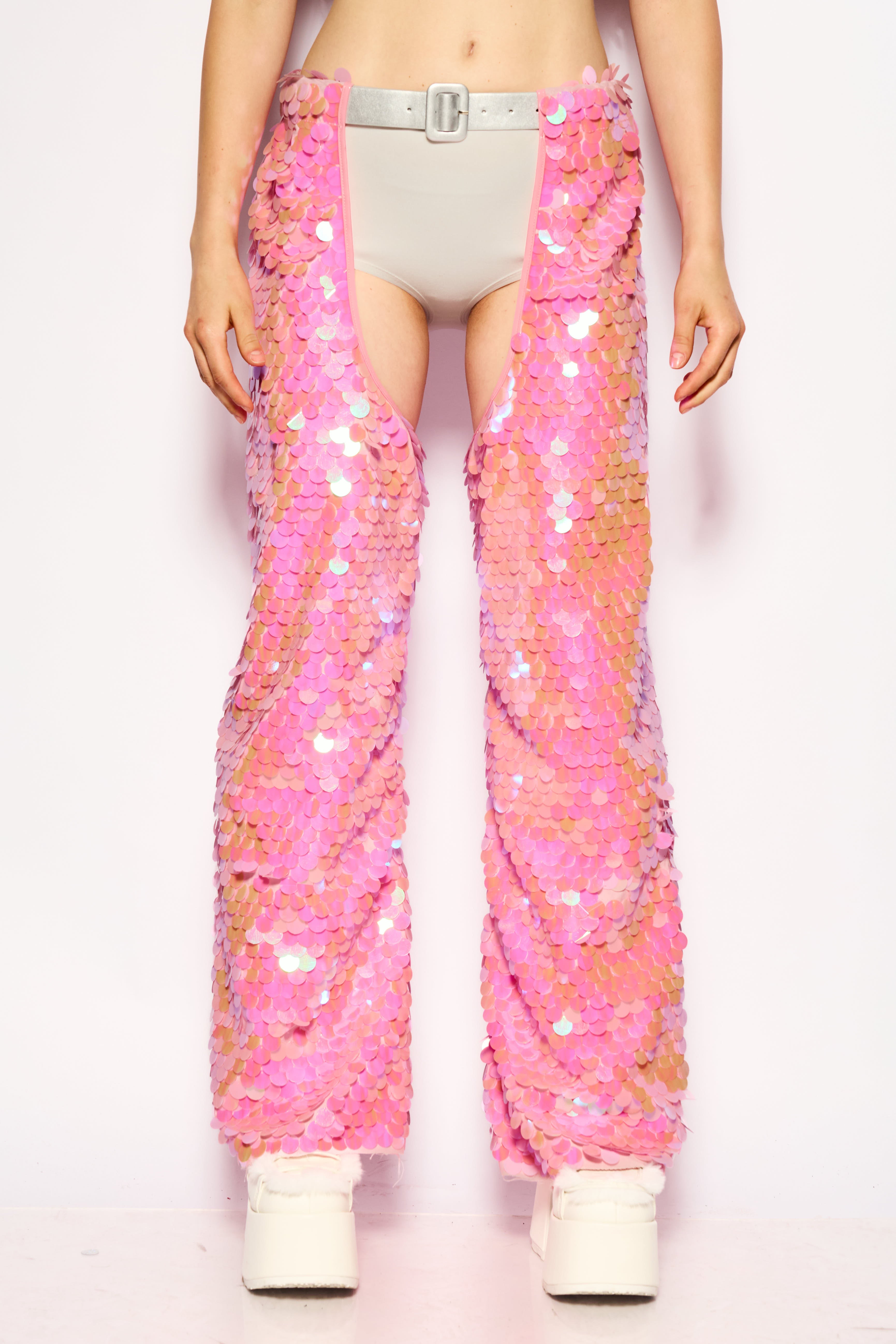 Pink Disco rain pants