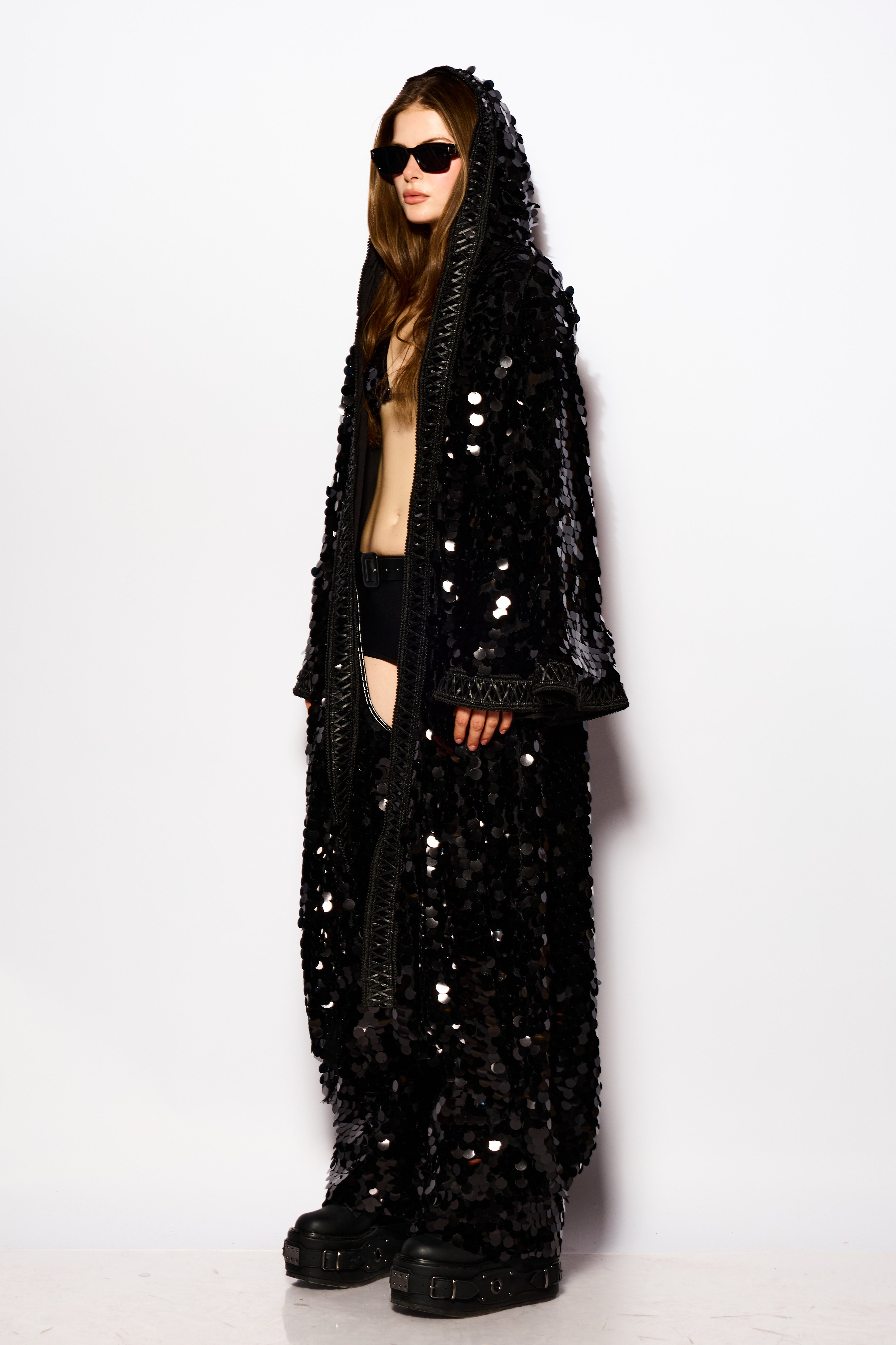 Black Disco rain kimono