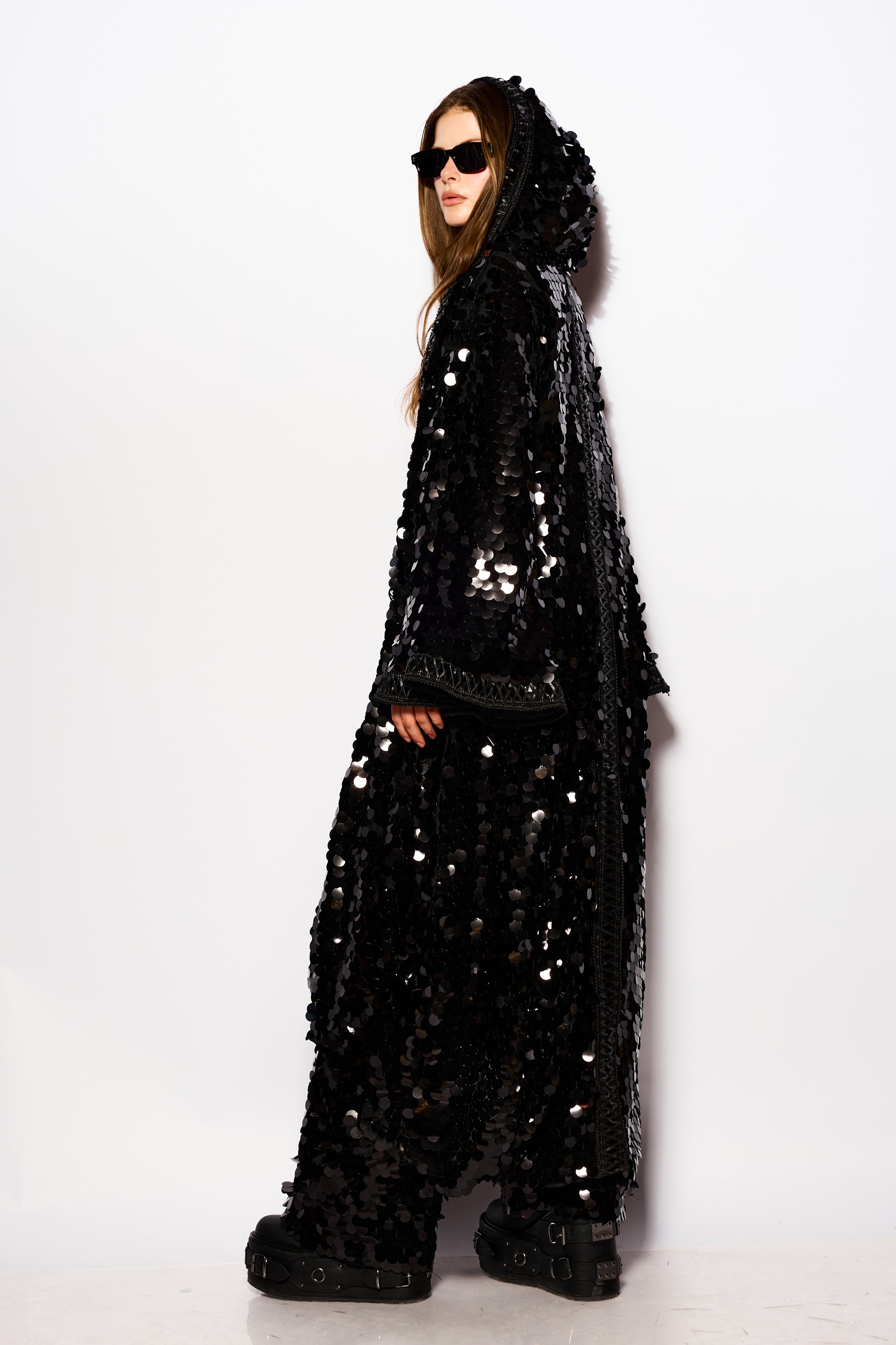 Black Disco rain kimono